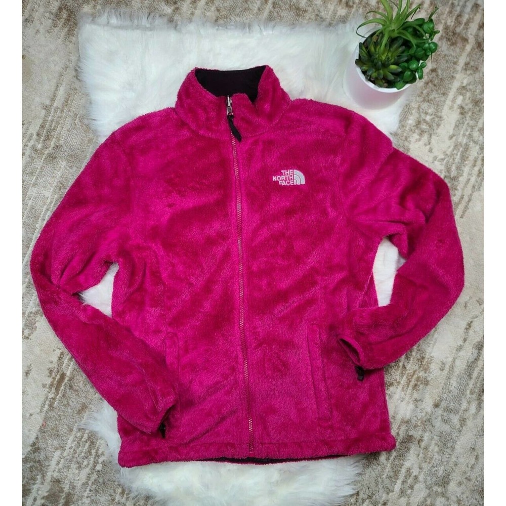 The North Face Jacket Pink Fleece Zip Up Small